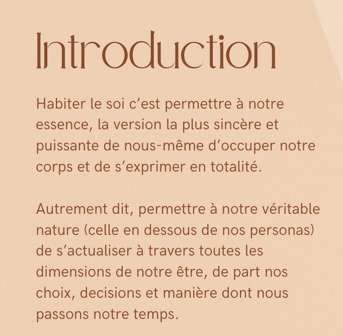 Introduction Embodiment